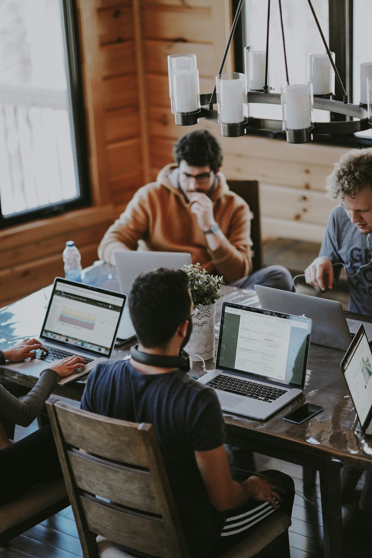 Team meeting in a bright modern office