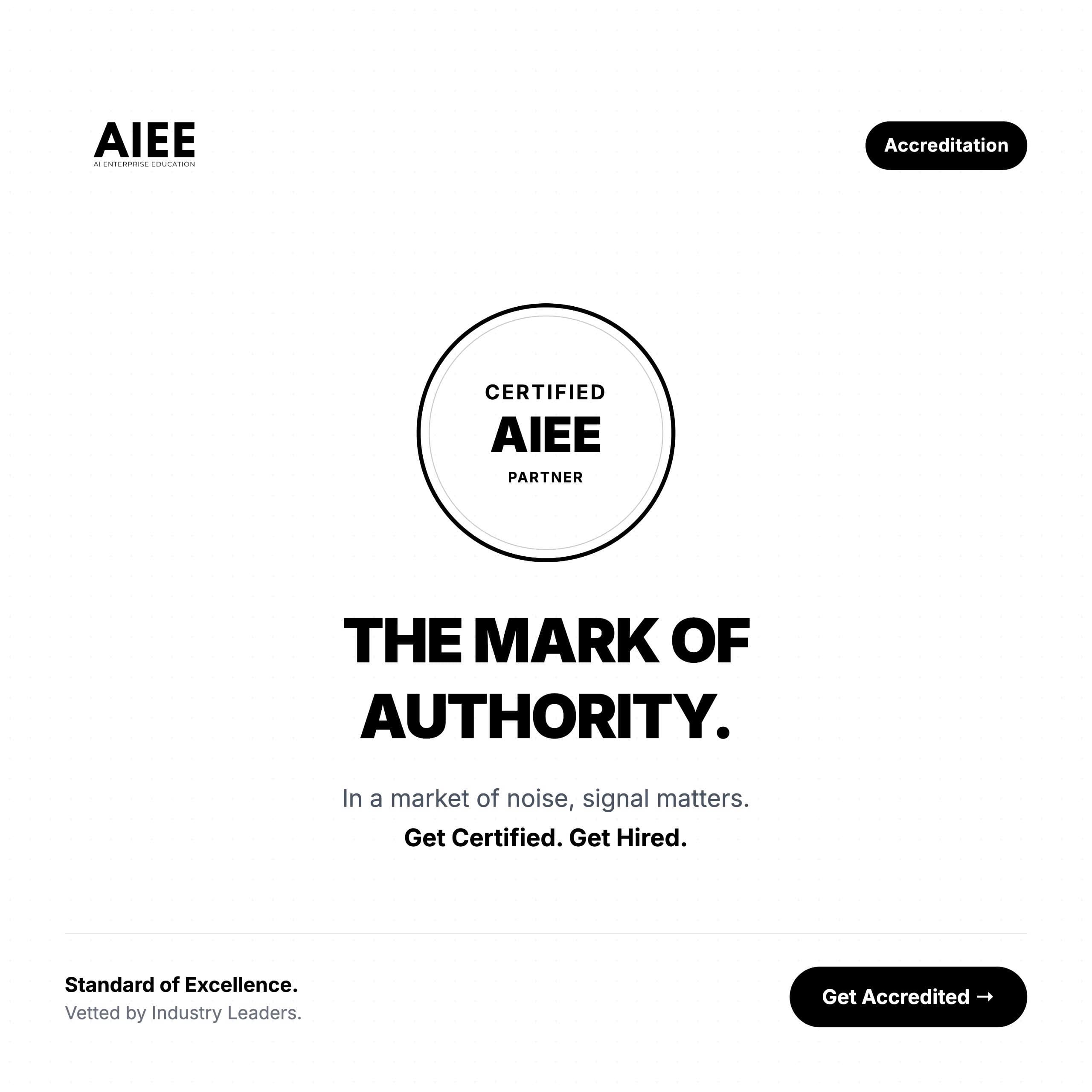 AIEE marketing material sample 1