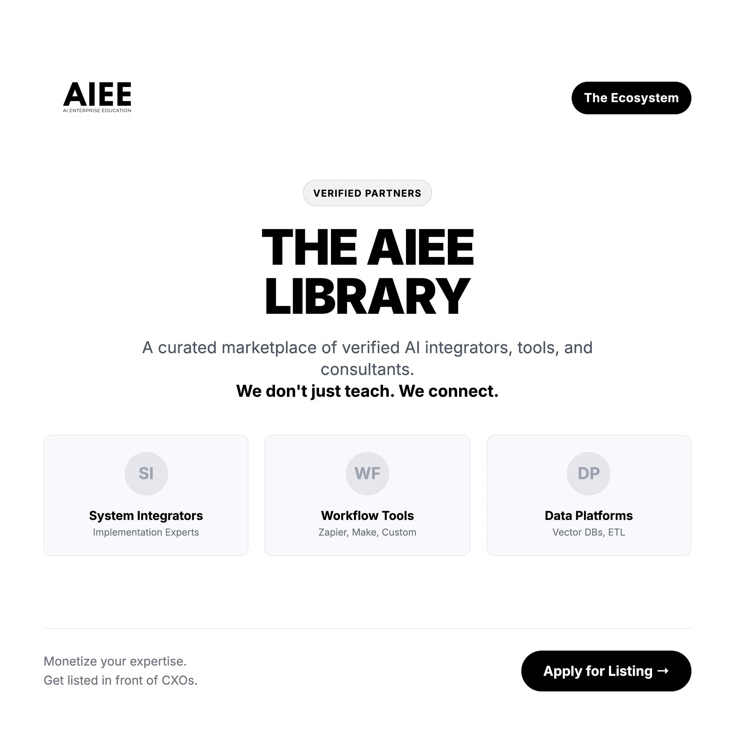 AIEE marketing material sample 3