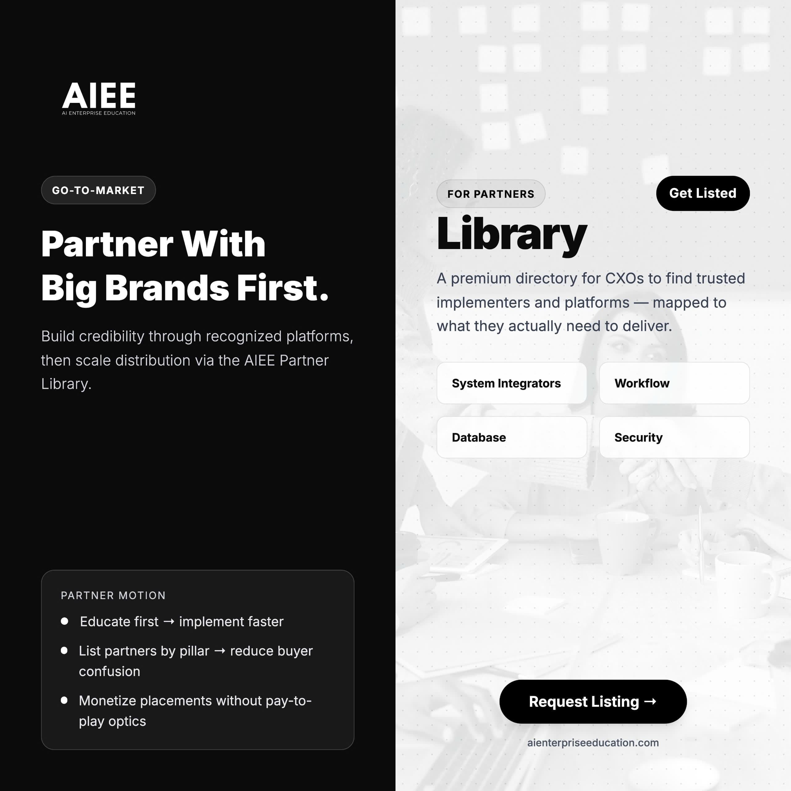 AIEE marketing material sample 9