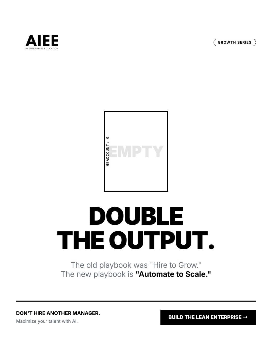 AIEE marketing material sample 14