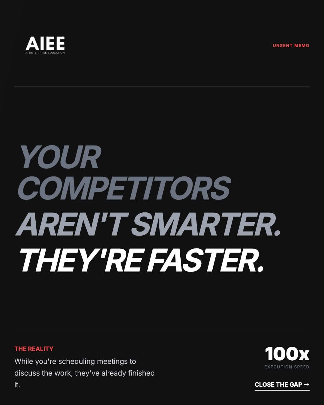AIEE marketing material sample 16