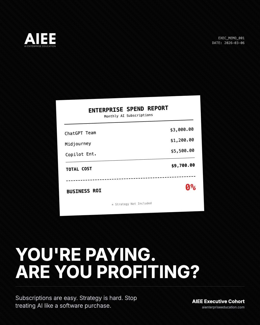 AIEE marketing material sample 17